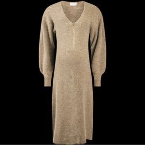 NWOT Emilia George ‘Eva’ Long Sleeve Merino Wool-Blend Maternity Sweater Dress S